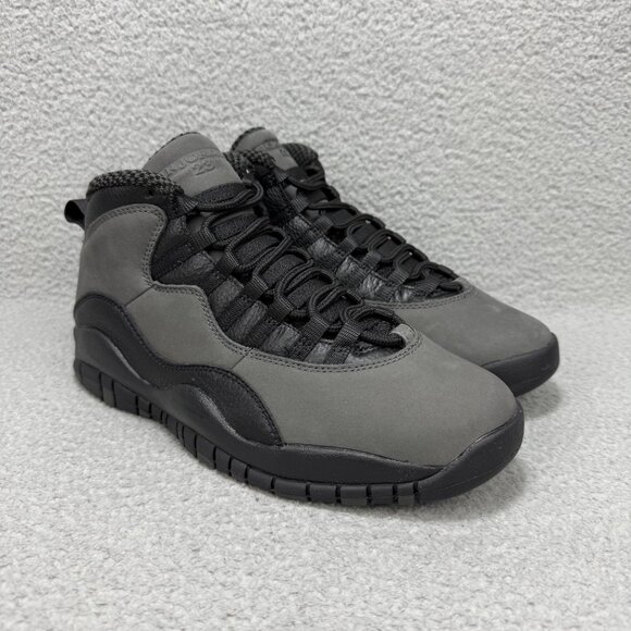 Jordan 10 Mens 9 Shoes Grey Black Shadow Nike Air Retro OG 2025 Sneakers - Picture 1 of 9